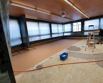 Kantonsschule Willisau 510m2 PAK-Versiegelung